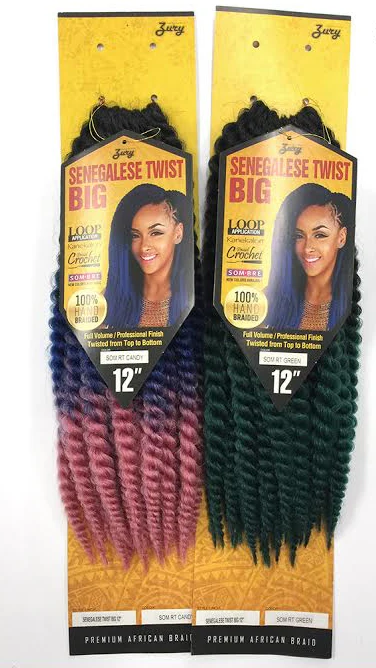 Zury Sis Crochet Braid SENEGALESE TWIST BIG 12 Inch - Image 2