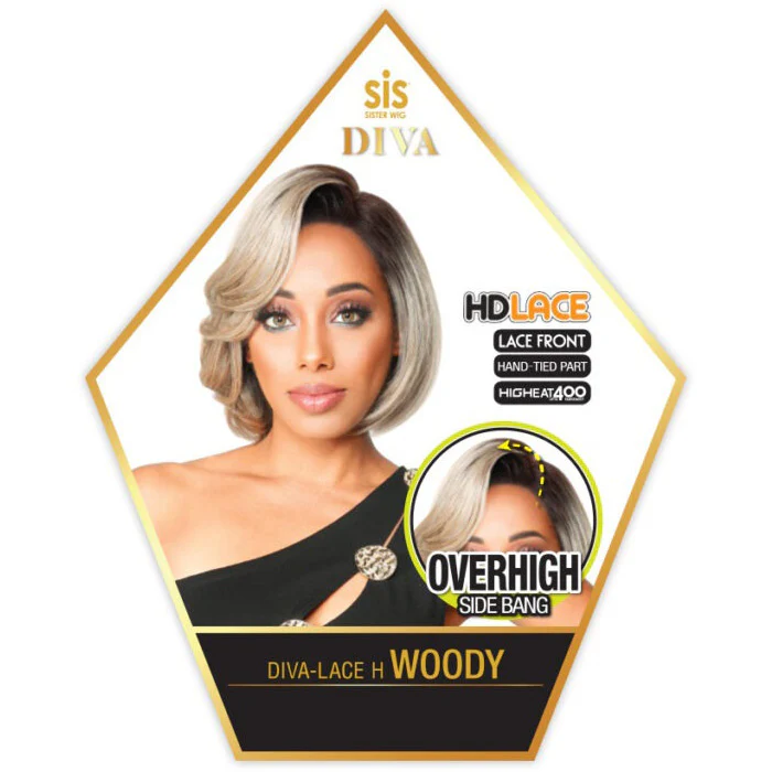 Zury Sis Diva Synthetic HD Lace Front Wig - DIVA LACE H WOODY - Image 3