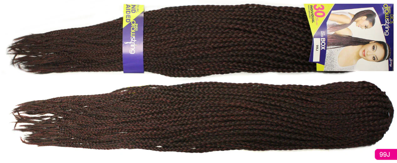 Zury Sis Dios Drawstring Ponytail MISS BOX 30 Inch (Individual Hand Braided) - Image 3