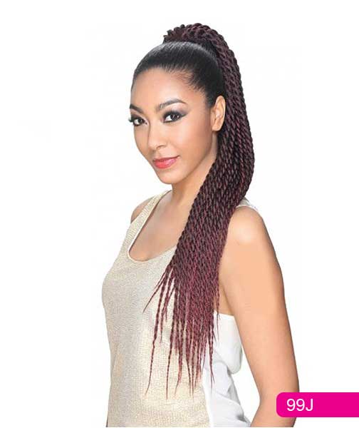 Zury Sis Dios Drawstring Ponytail MISS HAVANA 30 Inch (Individual Hand Braided) - Image 3
