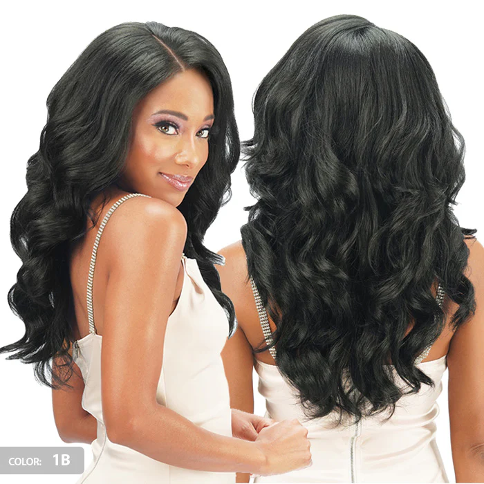 Zury Sis Glueless 360 All Around Lace 13x6 Pre-Tweezed Lace Front Wig - MONIK - Human Hair Blend - Image 2