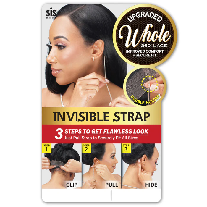 Zury Sis Glueless 360 HD Whole Lace Wig - STRAIGHT - 100% Virgin Remy Human Hair - Image 2