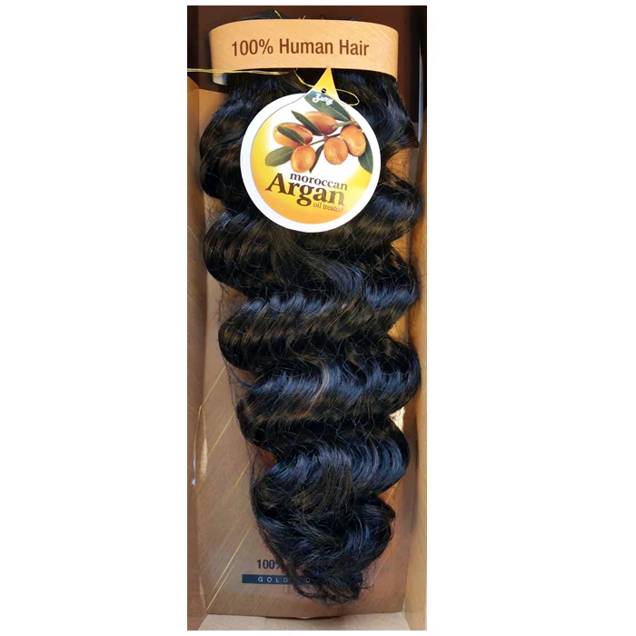 Zury Sis Gold Edition 100% Human Hair Weave - NATURAL DEEP 10-18" (Argan Oil Treated) - Image 3