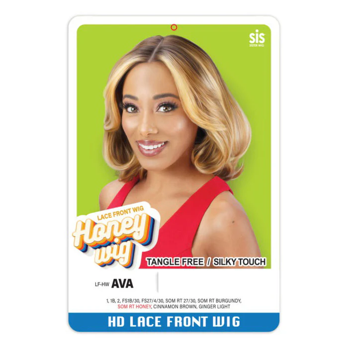 Zury Sis Honey Wig Synthetic HD Lace Front Wig - LF-HW AVA - Image 3