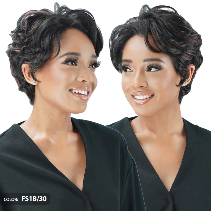 Zury Sis Human Hair Blend 4" HD Lace Front Wig - PM-LF LUCY - Image 2