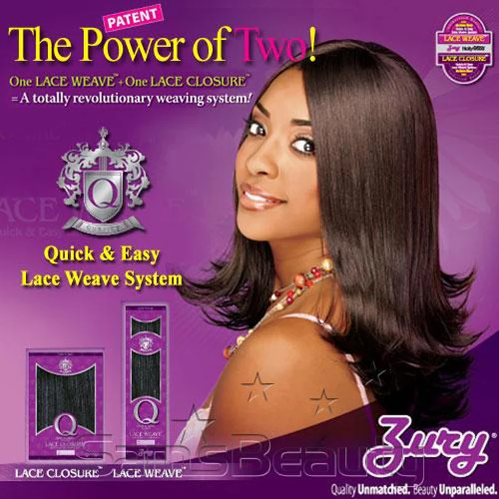Zury Q Human Hair Blend - LACE CLOSURE 12-14" - Image 4