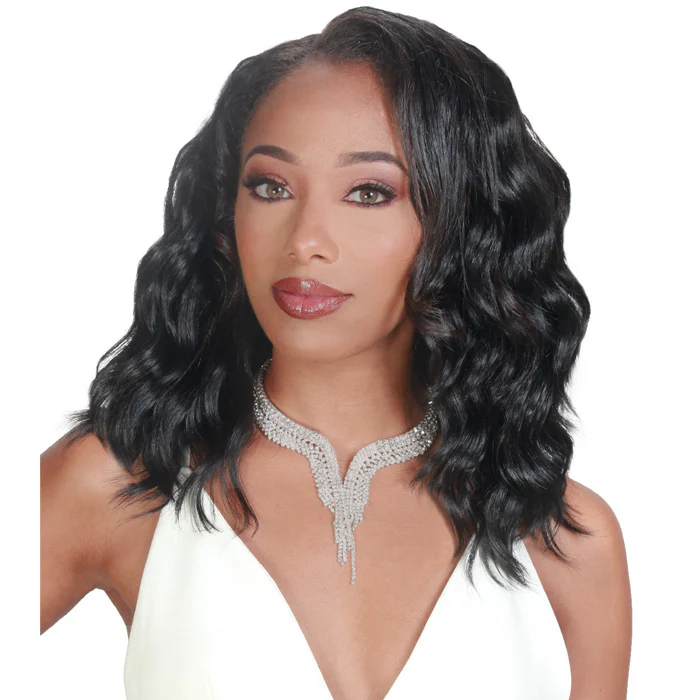 Zury Sis Human Hair Natural Mix NO 8 NATURAL BODY Weave 8" (3 Pcs + Closure) - Image 2