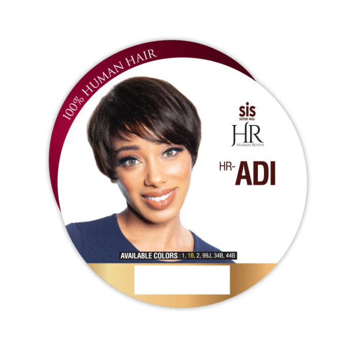 Zury Sis Human Revive 100% Human Hair FULL Wig HR-ADI - Image 3