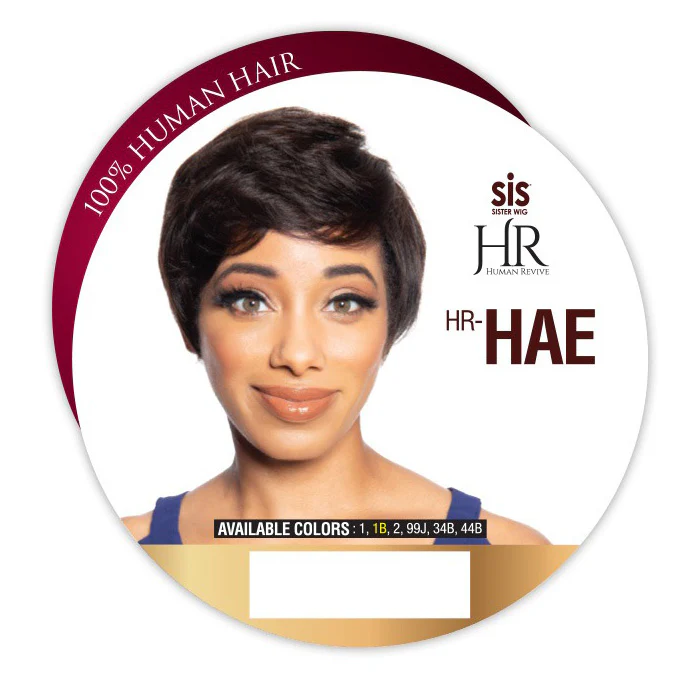 Zury Sis Human Revive 100% Human Hair FULL Wig HR-HAE - Image 3