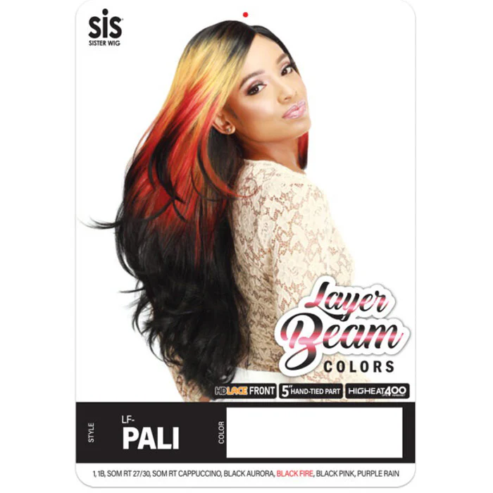 Zury Sis Layer Beam Colors 5" Deep HD Lace Front Wig - LF-PALI - Image 3