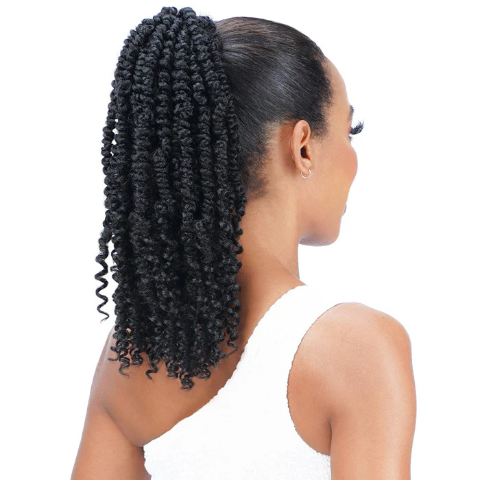 Zury Sis Miss Drawstring Drawstring Ponytail - MISS PASSION TWIST 14" - Image 2
