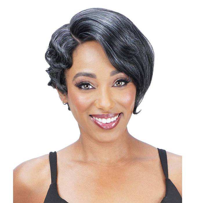 Zury Sis Ms.Wisdom Salt and Pepper Lace Part Wig - WISDOM 301 - Image 3