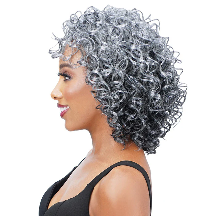 Zury Sis Ms.Wisdom Salt and Pepper Lace Part Wig - WISDOM 305 - Image 3