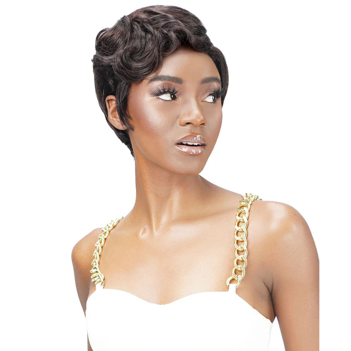 Zury Sis Ms. Wisdom Salt & Pepper 100% Human Hair Full Wig - ZEN