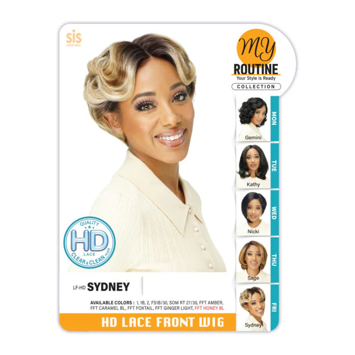 Zury Sis My Routine HD Lace Front Wig - LF-HD SYDNEY - Image 4
