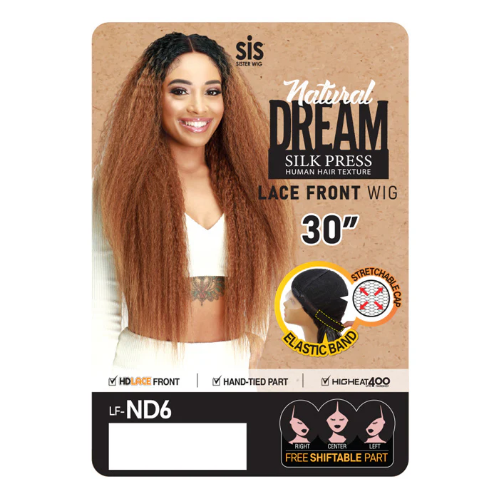 Zury Sis Natural Dream HD Lace Front Wig - LF-ND6 - Image 3