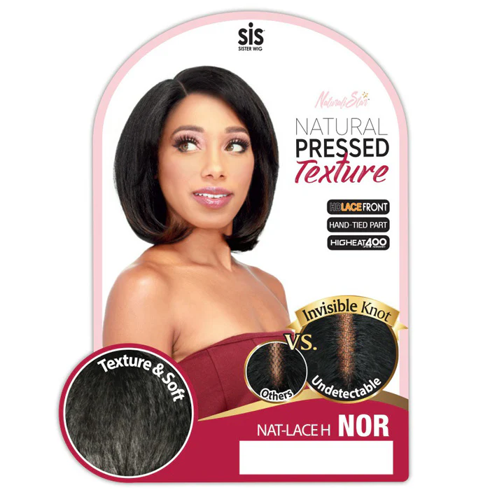 Zury Sis Natural Pressed Texture HD Lace Front Wig - NAT-LACE H NOR - Image 4