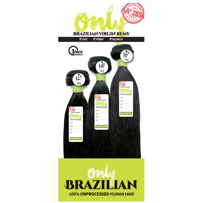 Zury Sis Only 100% Unprocessed Brazilian Virgin Remy Human Hair Weaves - ONLY BRZ MULTI ST 10-22" - Image 3