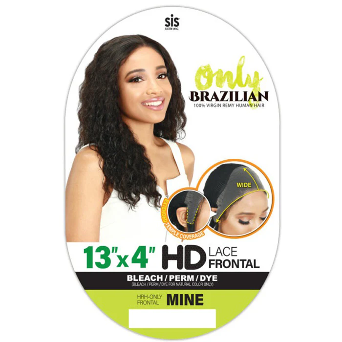 Zury Sis Only Brazilian 100% Virgin Remy Human Hair 13X4 HD Lace Frontal Wig - MINE - Image 3