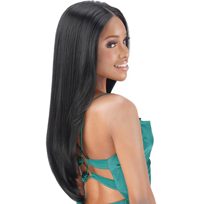 Zury Sis Prime Glueless Human Hair Blend Pre-Cut Hand-Tied HD Lace Front Wig - KAMIYA - Image 2