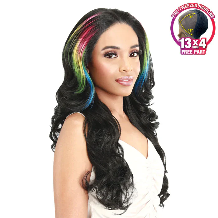 Zury Sis Prime Human Hair Blend 13x4 HD Lace Front Wig - PM-FP LACE NADIA - Image 2