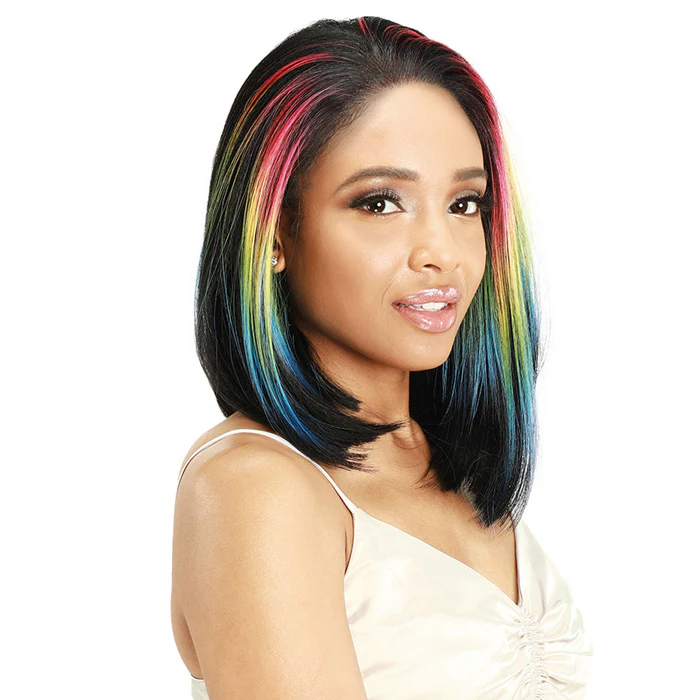 Zury Sis Prime Human Hair Blend 13X4 HD Lace Frontal Wig - KAMA - Image 3