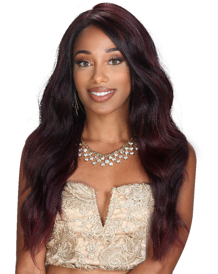 Zury Sis Prime Human Hair Natural Mix Hand-Tied Lace 13"x4" Ear To Ear Free Parting Lace Front Wig PM-LFP LACE BRADY - Image 4