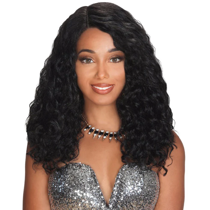 Zury Sis Prime Human Hair Natural Mix Hand-Tied Lace 13"x4" Ear To Ear Free Parting Lace Front Wig PM-LFP LACE WILLA - Image 4