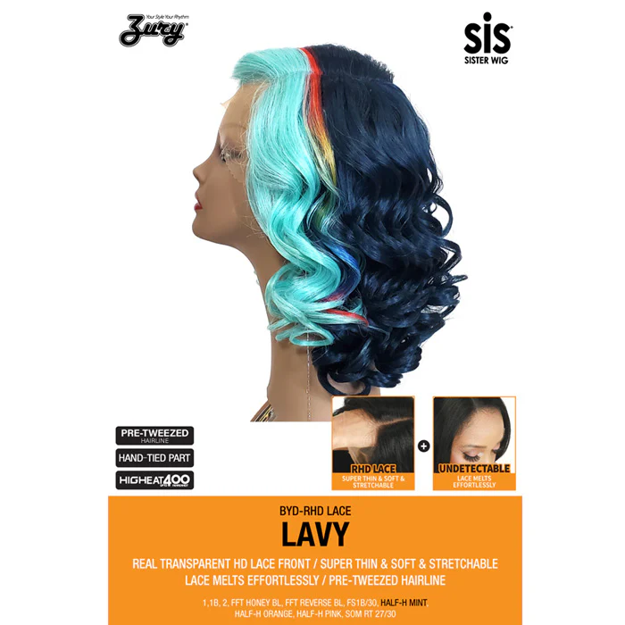 Zury Sis RHD Hand-Tied Lace Front Wig - LAVY - Image 6