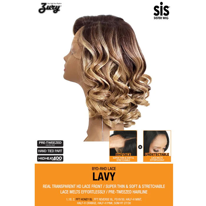 Zury Sis RHD Hand-Tied Lace Front Wig - LAVY - Image 9