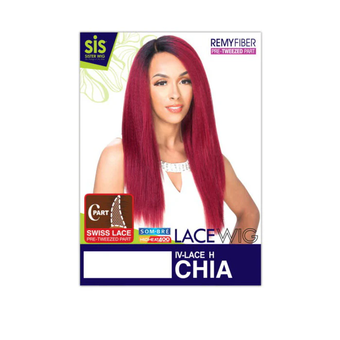 Zury Sis Royal Swiss Lace C-Part Pre-Tweezed Lace Wig - SW-LACE H CHIA - Image 3