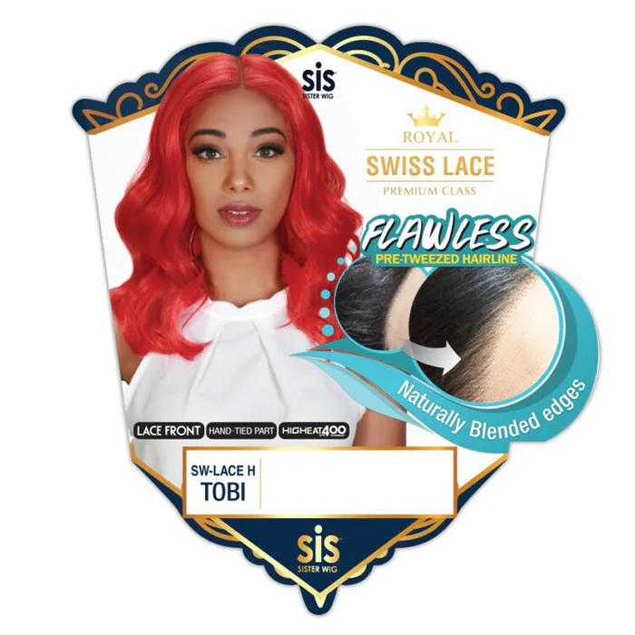 Zury Sis Royal Swiss Lace Pre-Tweezed Lace Front Wig - SW-LACE H TOBI - Image 3