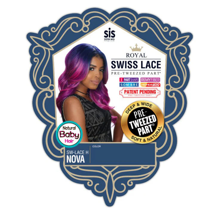 Zury Sis Royal Swiss Lace Pre-Tweezed Part Lace Wig - SW LACE H NOVA - Image 3