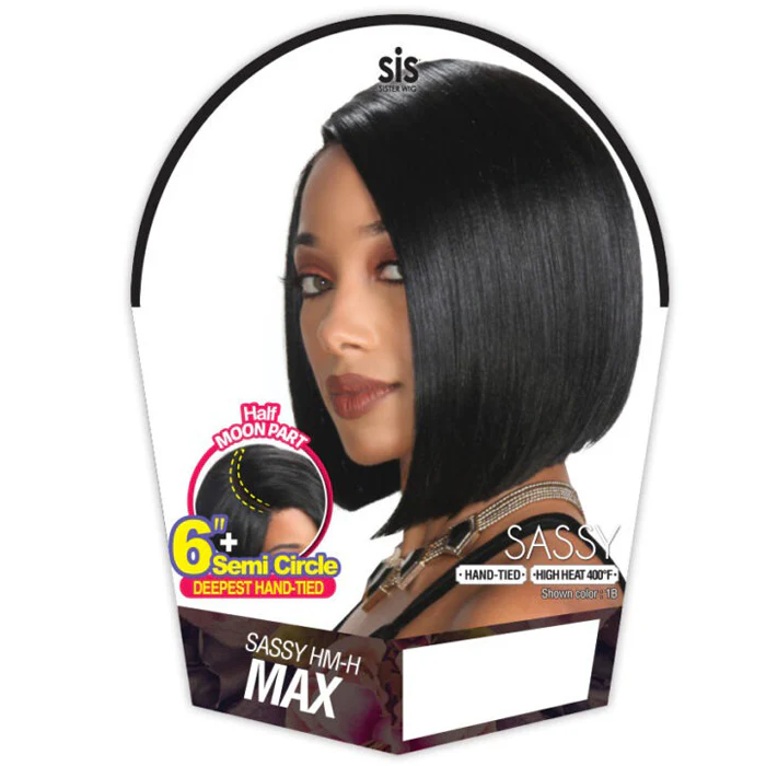 Zury Sis Sassy Lively Spirit 6" Hand-Tied Lace Deep Part Wig - SASSY HM-H MAX - Image 5