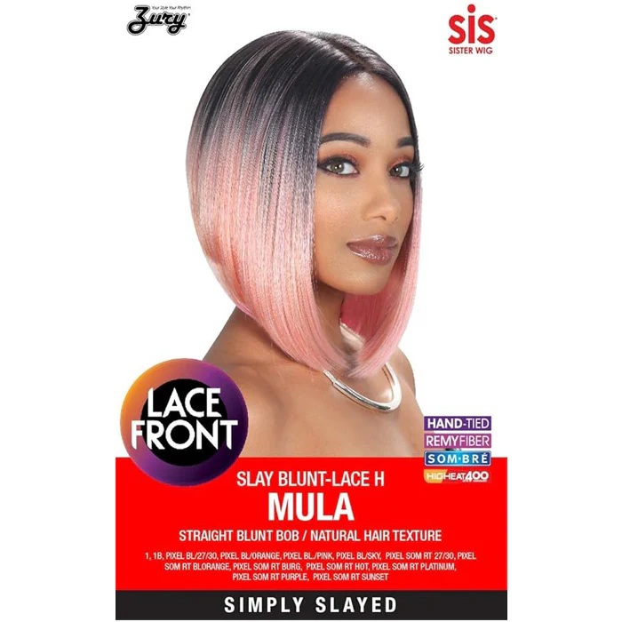 Zury Sis Slay Blunt Lace Front Wig - MULA - Image 4