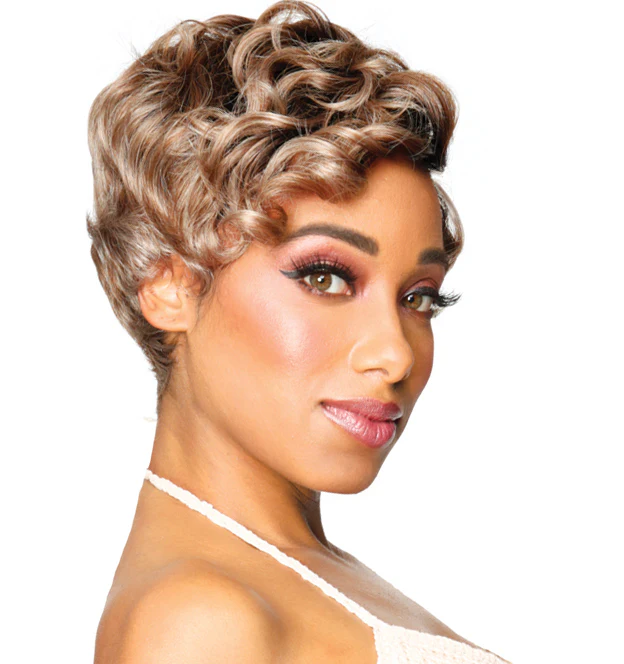 Zury Sis Synthetic Hand Tied Part Wig - SASSY H NUTTY - Image 2