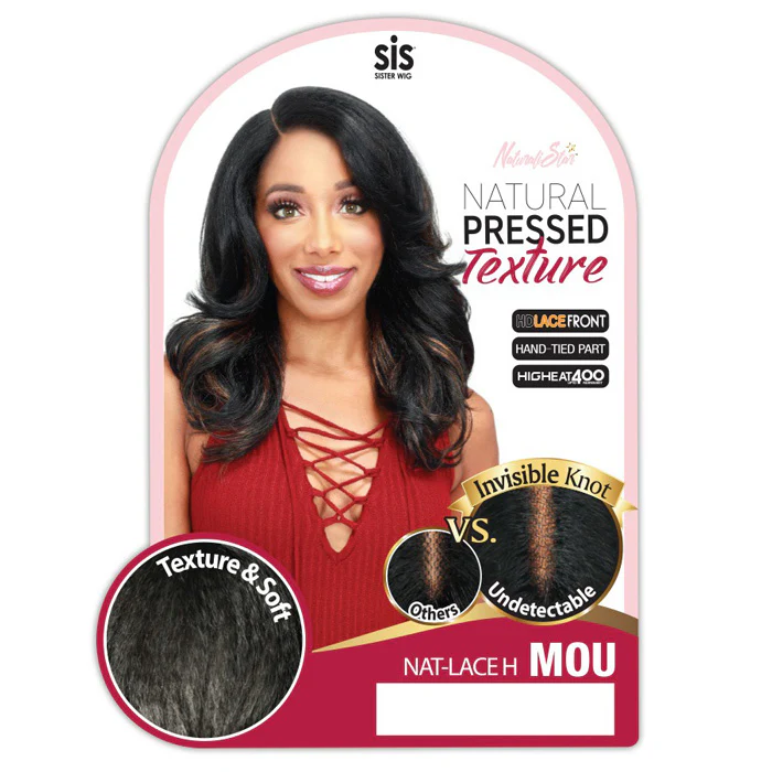 Zury Sis Natural Pressed Texture HD Lace Front Wig - NAT-LACE H MOU - Image 5