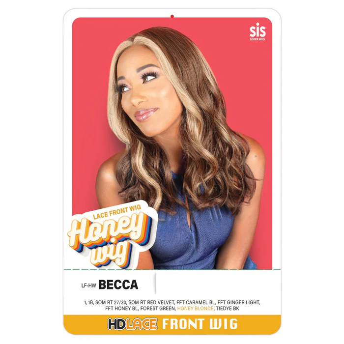 Zury Sis Honey Wig HD Lace Front Wig - LF-HW BECCA - Image 3